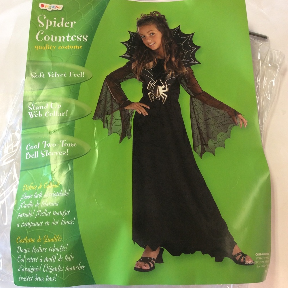 Disguise Girls Halloween Spider Countess, Sz 4-6x